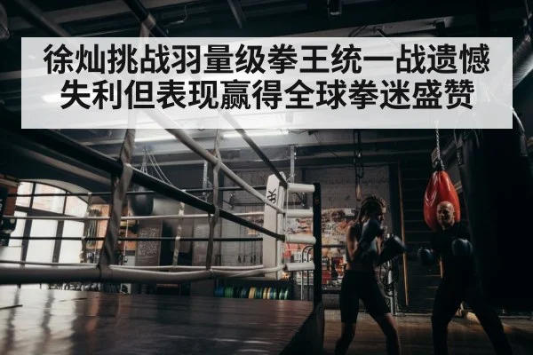 徐灿挑战羽量级拳王统一战遗憾失利但表现赢得全球拳迷盛赞